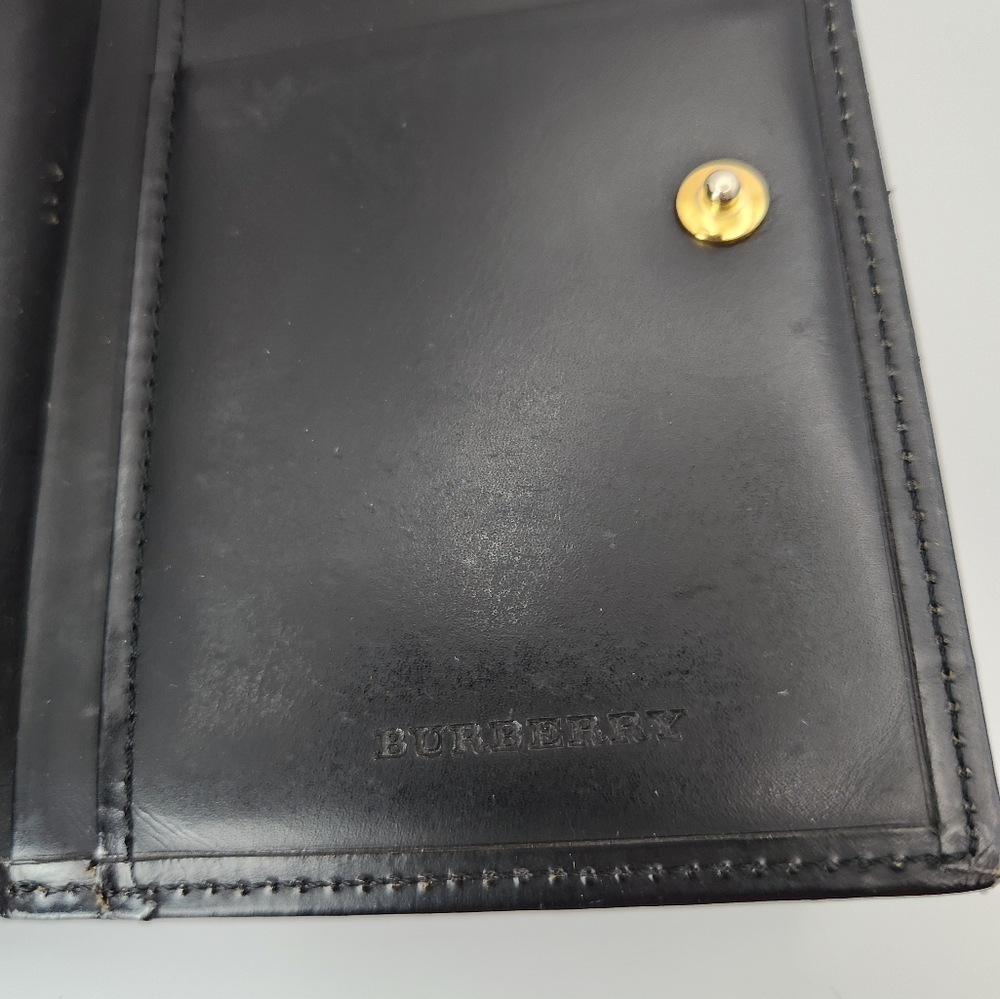 Burberry Black Leather Wallet - Picture 5 of 7